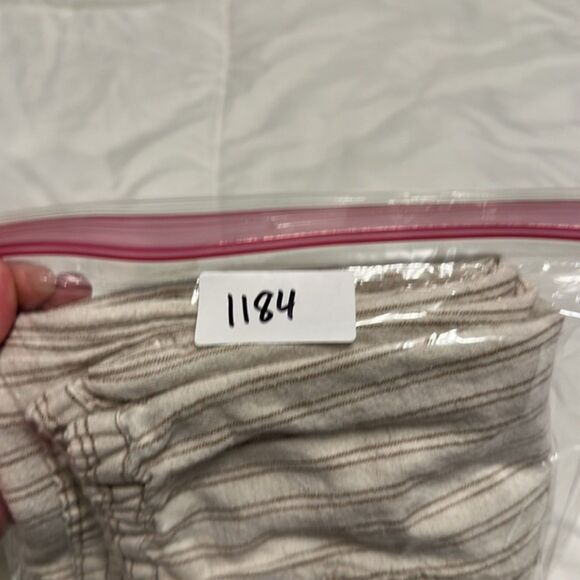 Cabelas Casuals Linen Pants Womens 12 Beachy Wide Leg Drawcord Coastal Vacation - Picture 14 of 14